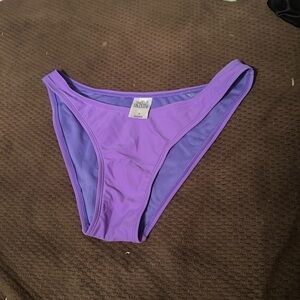 Purple swim bottoms